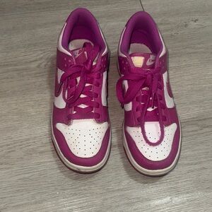 Nike Fuchsia and White Athletic Shoes